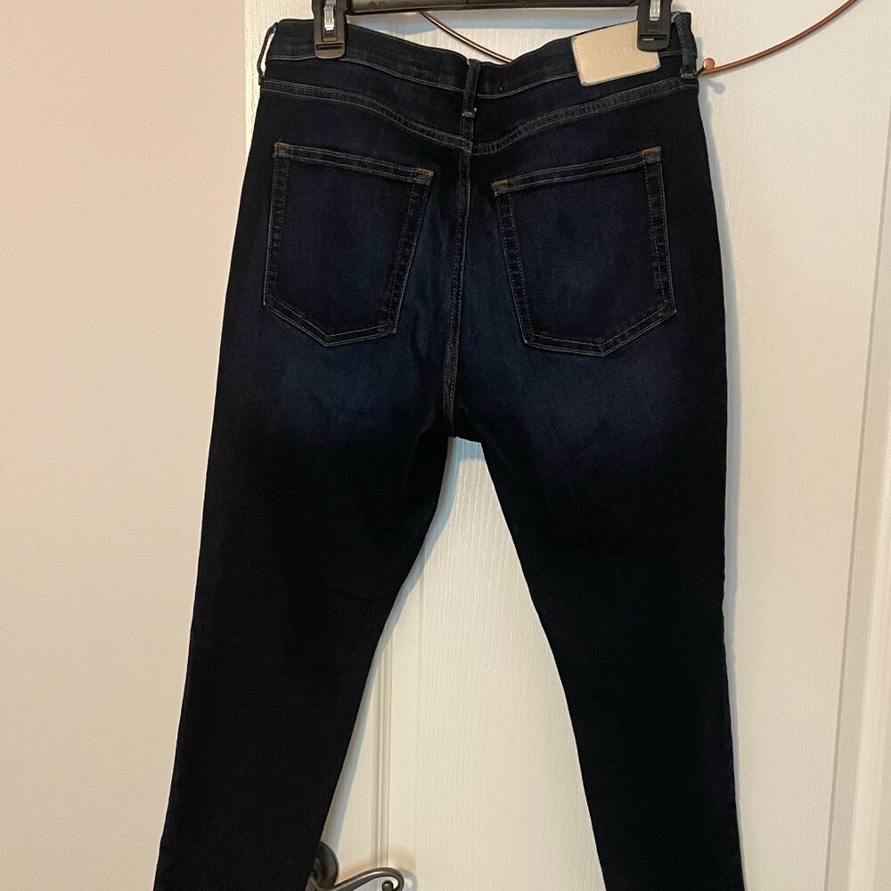 Everlane Authentic Stretch High-Rise Skinny Jean in Deep Indigo Size 30 - Picture 7 of 12